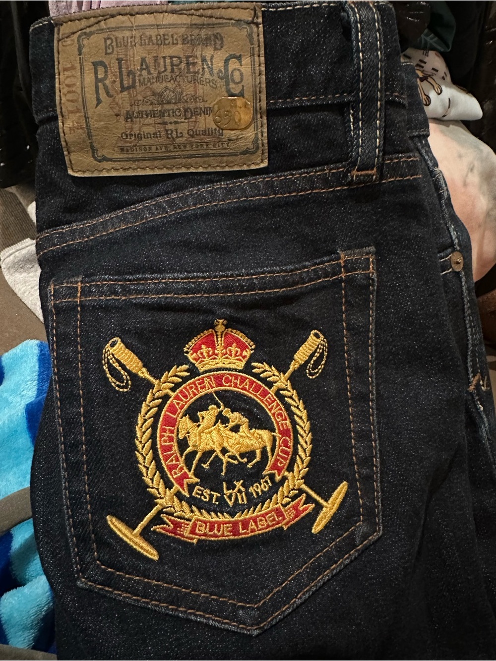 Ralph Lauren Blue Label Vintage Thompson 650 Skinny Jean Like New… - Picture 7 of 7
